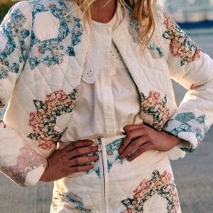 Sézane Emerson Quilt Jacket FR38